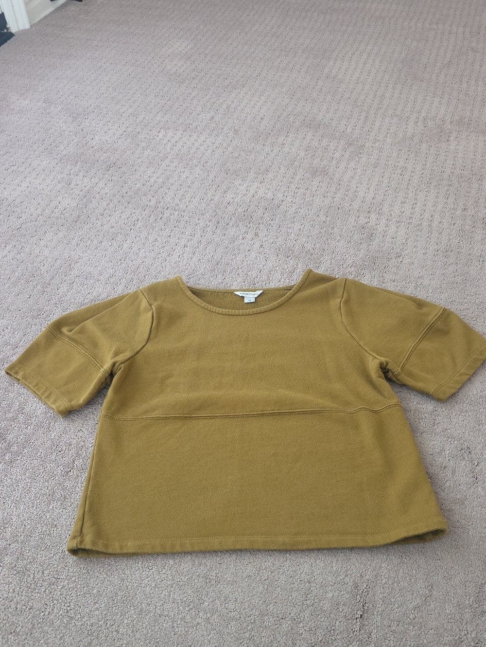 Habitual Kids Short Sleeve Tee in Mustard Yellow Girks Sz12